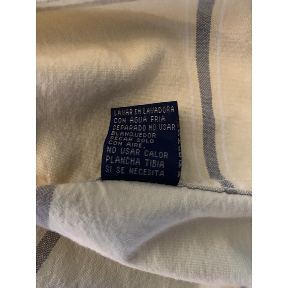 Roper Long Sleeve Button Down Shirt Men's‎ M Yellow Plaid Western Cowboy Rodeo - Picture 11 of 14